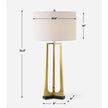Uttermost Crossroads Brass Table Lamp