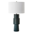 Modern Accents Teal Ceramic Table Lamp
