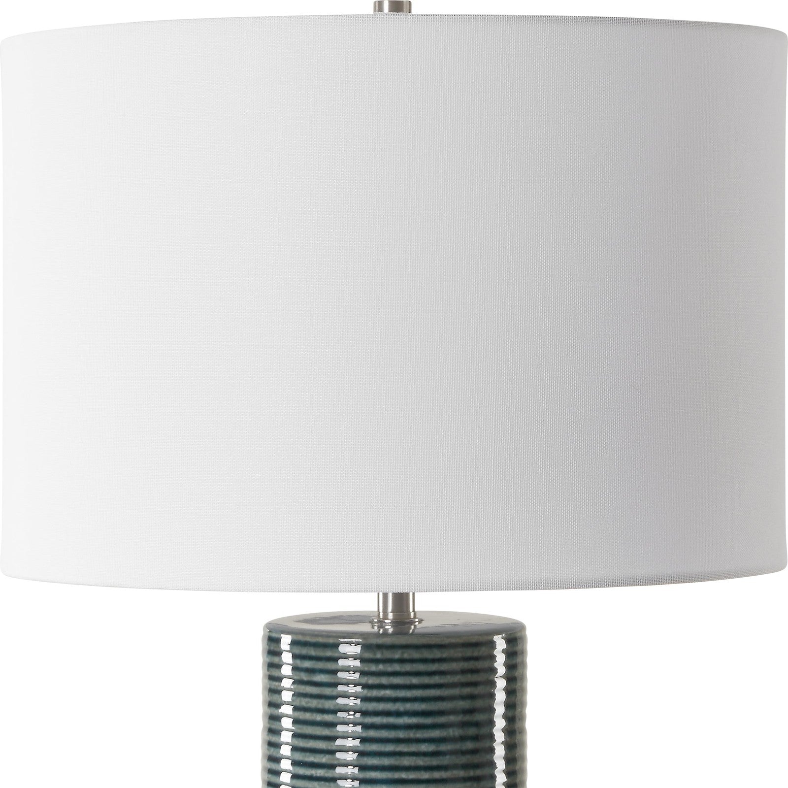 Modern Accents Teal Ceramic Table Lamp