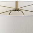 Modern Accents Hexagon Shaped Marble Table Lamp