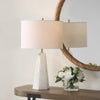 Modern Accents Hexagon Shaped Marble Table Lamp