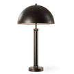 Modern Accents Knurling Adorns Top Table Lamp