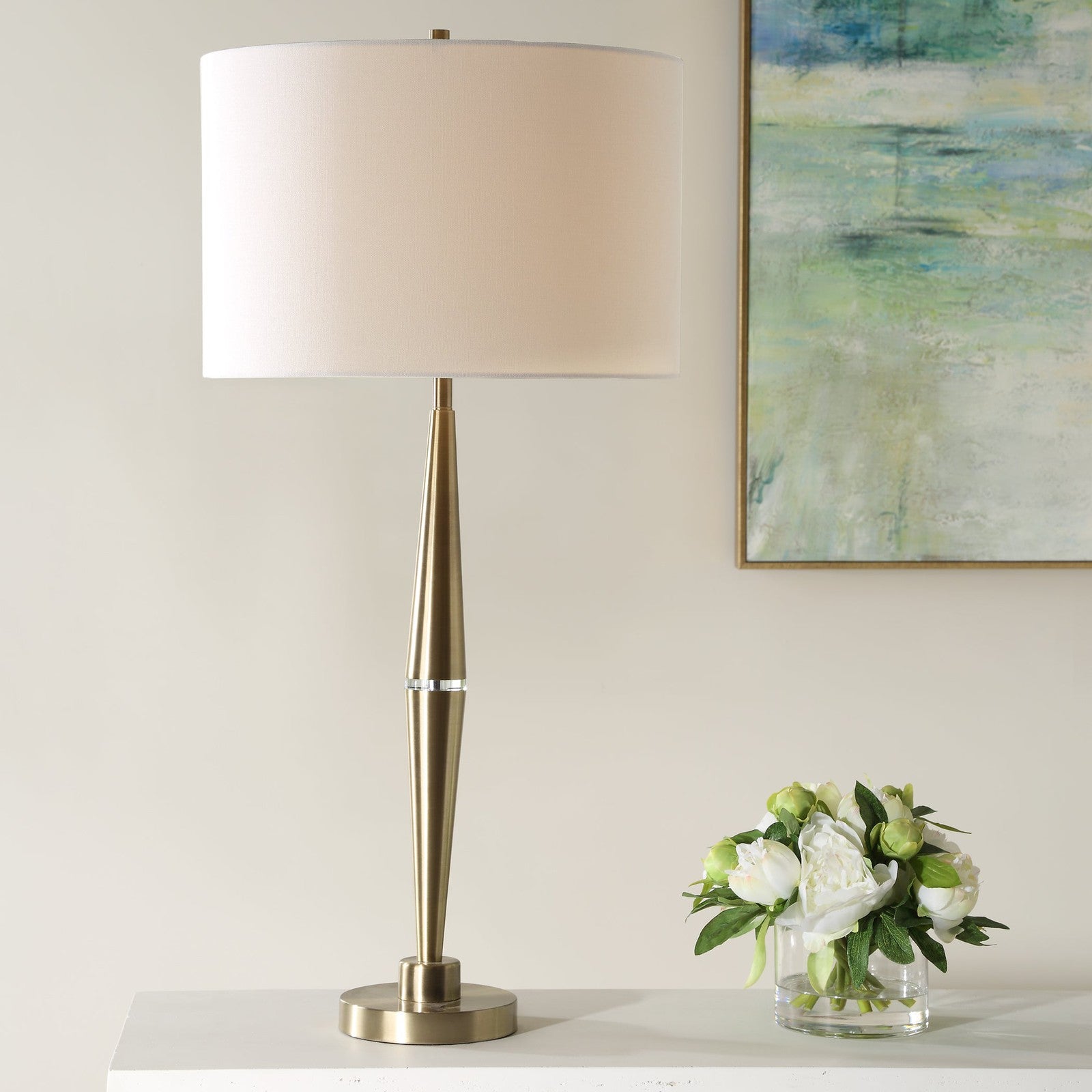 Modern Accents Metal Table Lamp