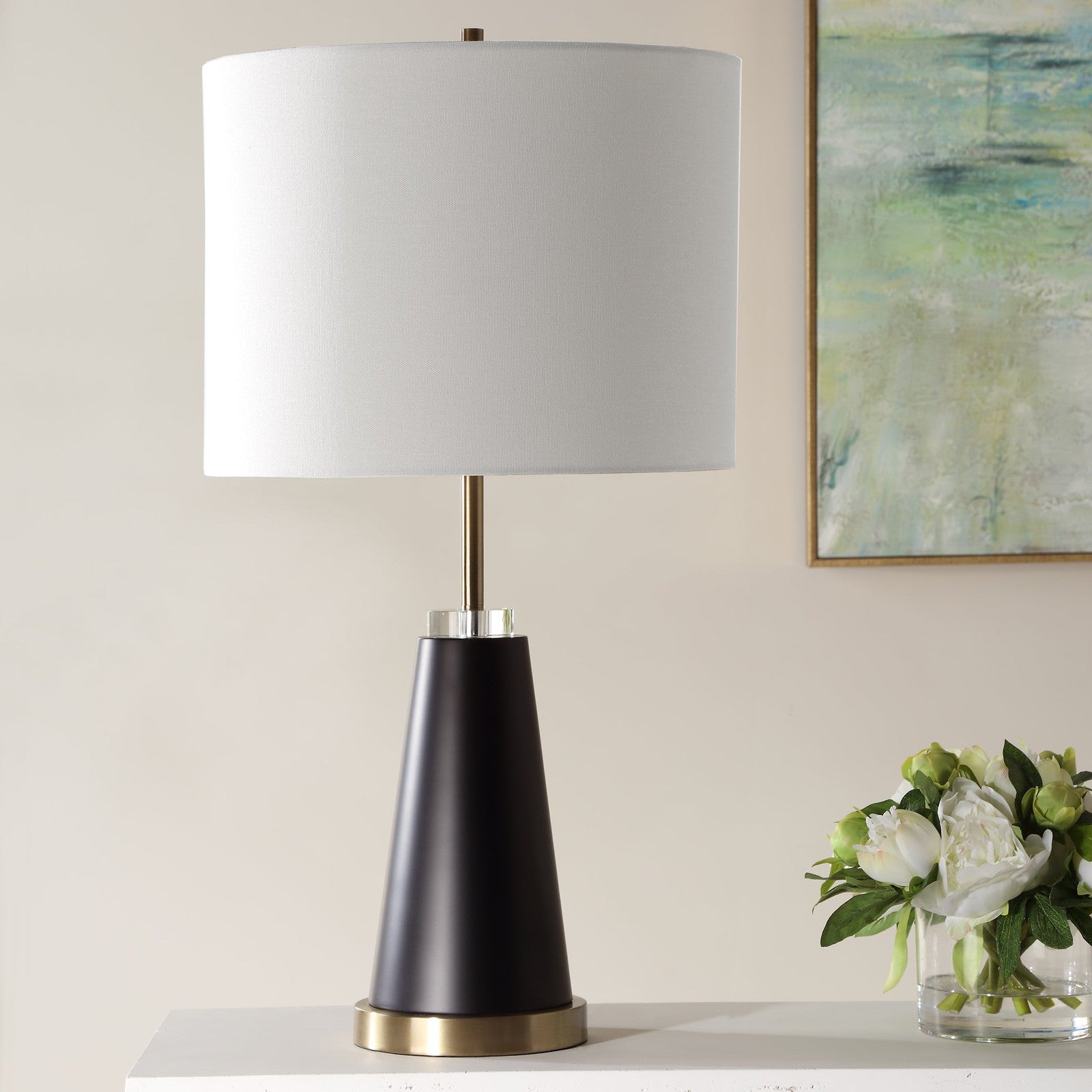 Modern Accents Silhouette Metal Table Lamp