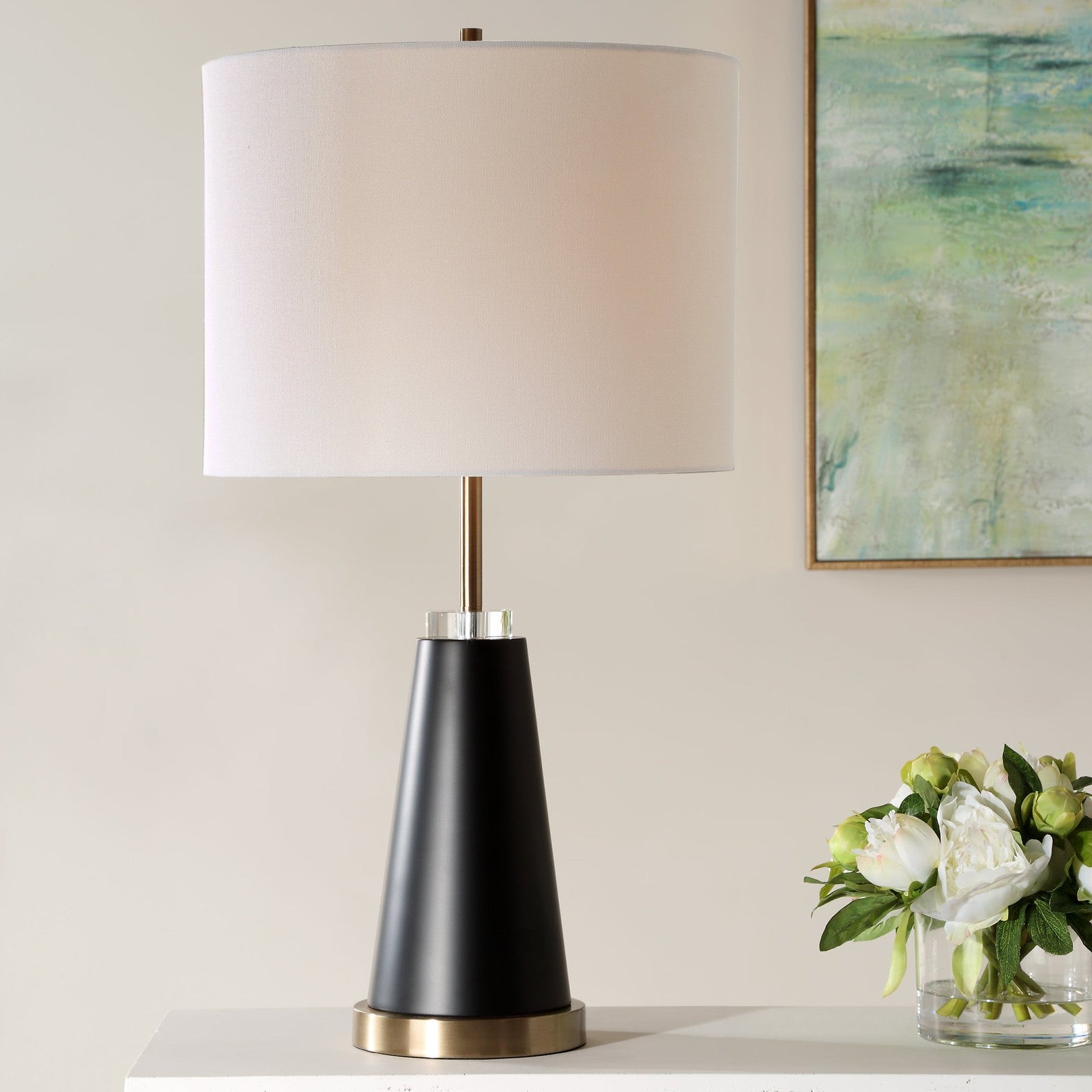 Modern Accents Silhouette Metal Table Lamp
