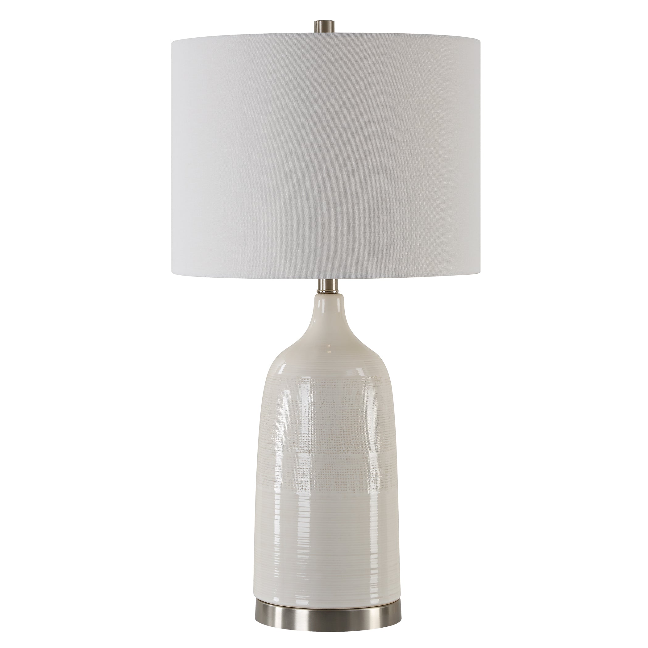 Modern Accents Textured Ceramic Table Lamp