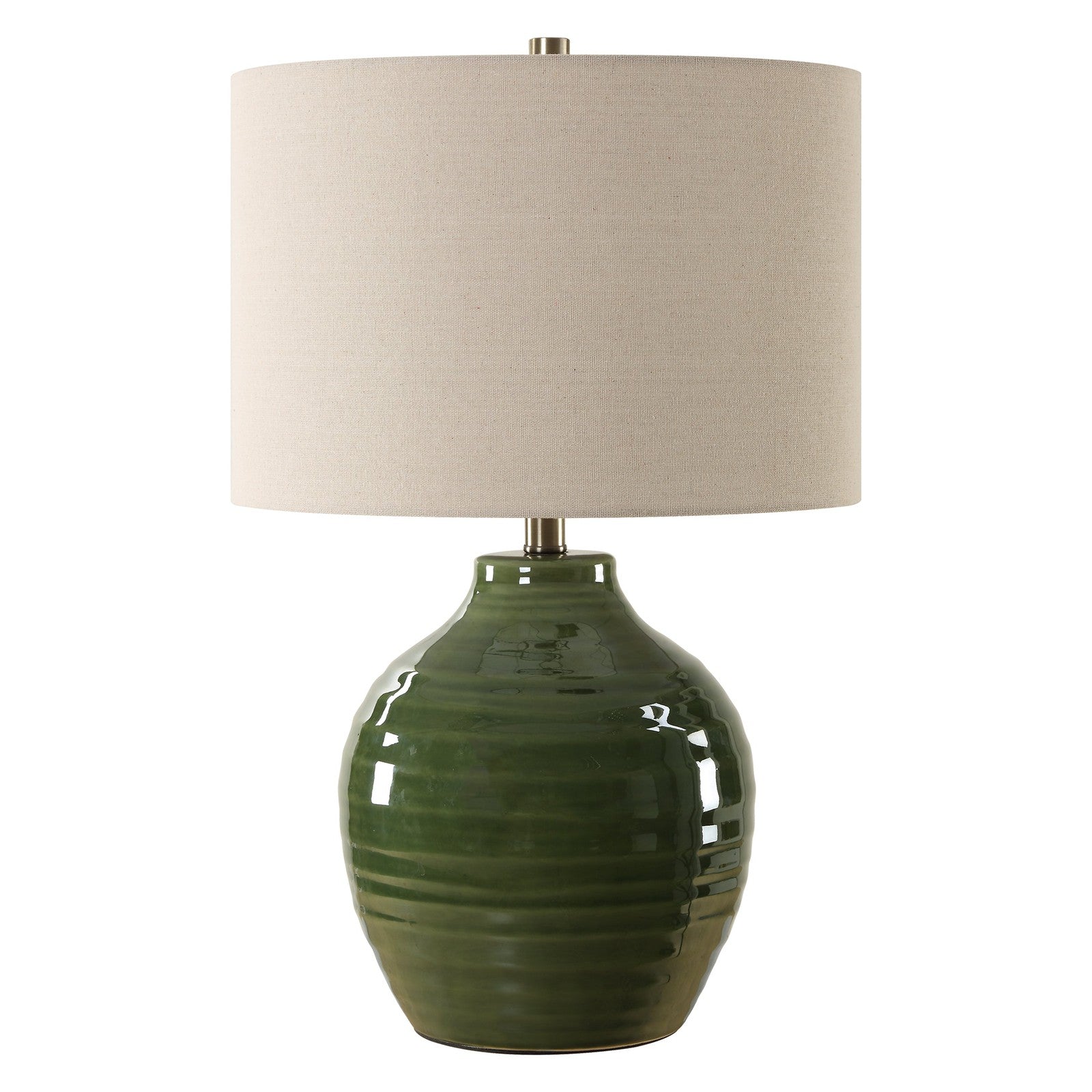 Modern Accents Textured Round Table Lamp