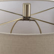 Modern Accents Textured Round Table Lamp