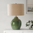 Modern Accents Textured Round Table Lamp