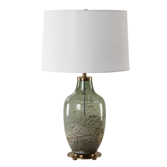 Uttermost Chianti Olive Glass Table Lamp