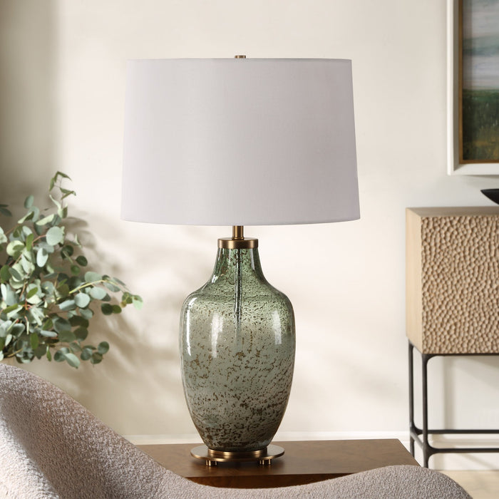 Uttermost Chianti Olive Glass Table Lamp