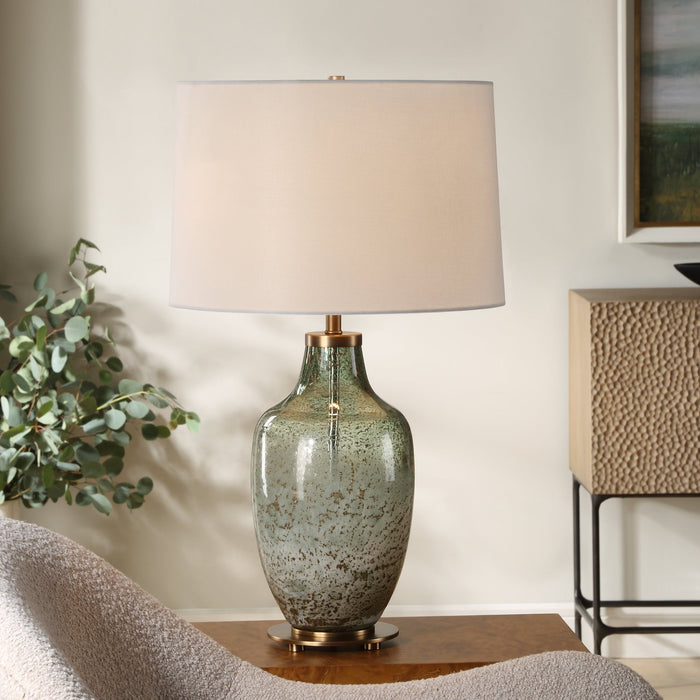 Uttermost Chianti Olive Glass Table Lamp