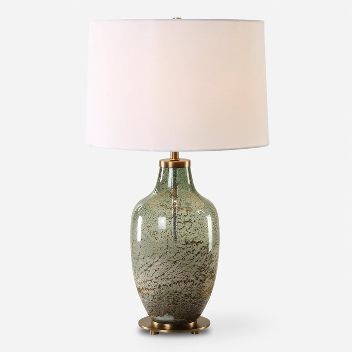 Uttermost Chianti Olive Glass Table Lamp