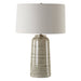 Uttermost Strata Tan Glaze Table Lamp