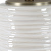 Uttermost Pavlova Glossy White Table Lamp