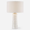 Uttermost Pavlova Glossy White Table Lamp