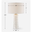 Uttermost Pavlova Glossy White Table Lamp