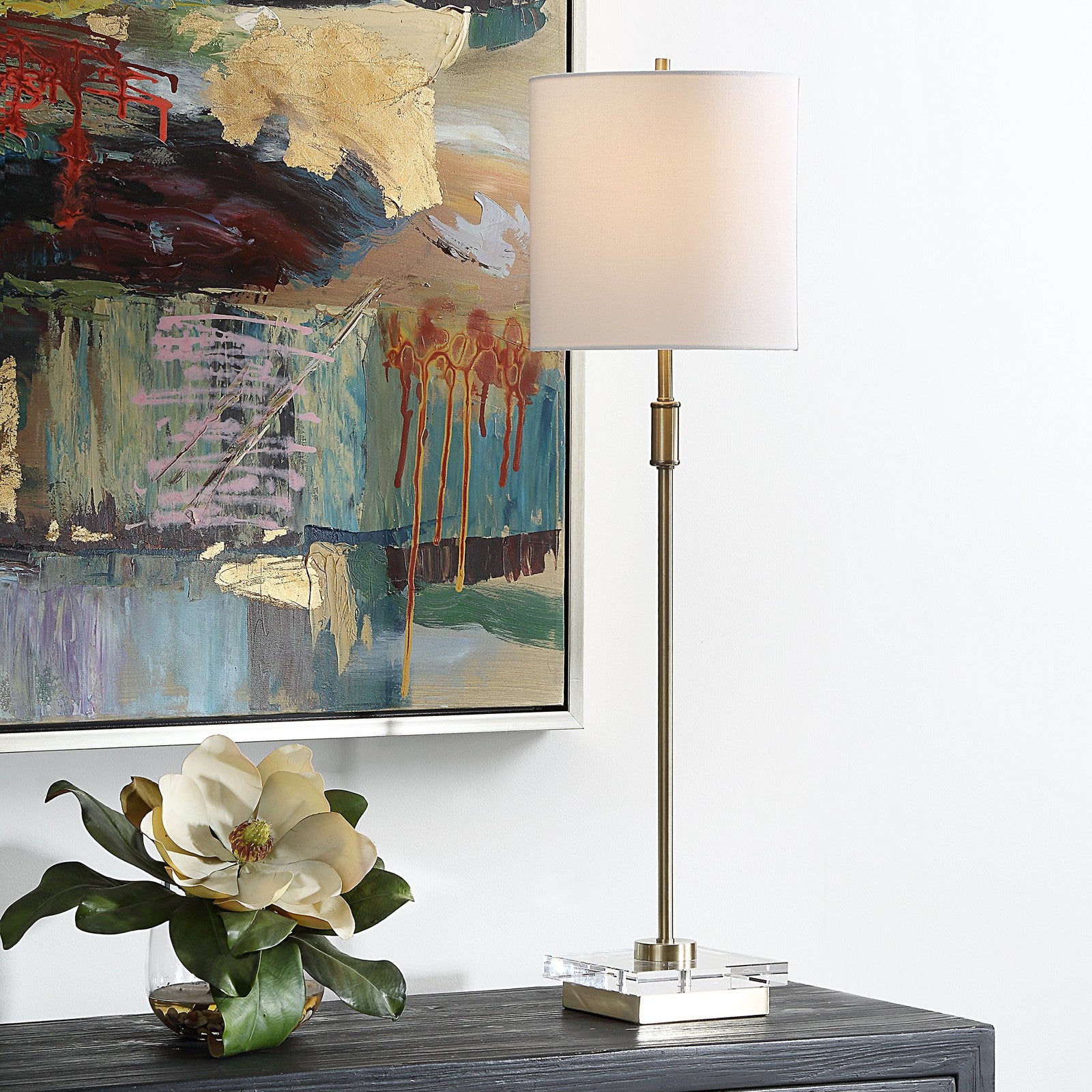 Modern Accents Metal Buffet Lamp