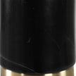 Modern Accents Round Black Marble Base Buffet Lamp