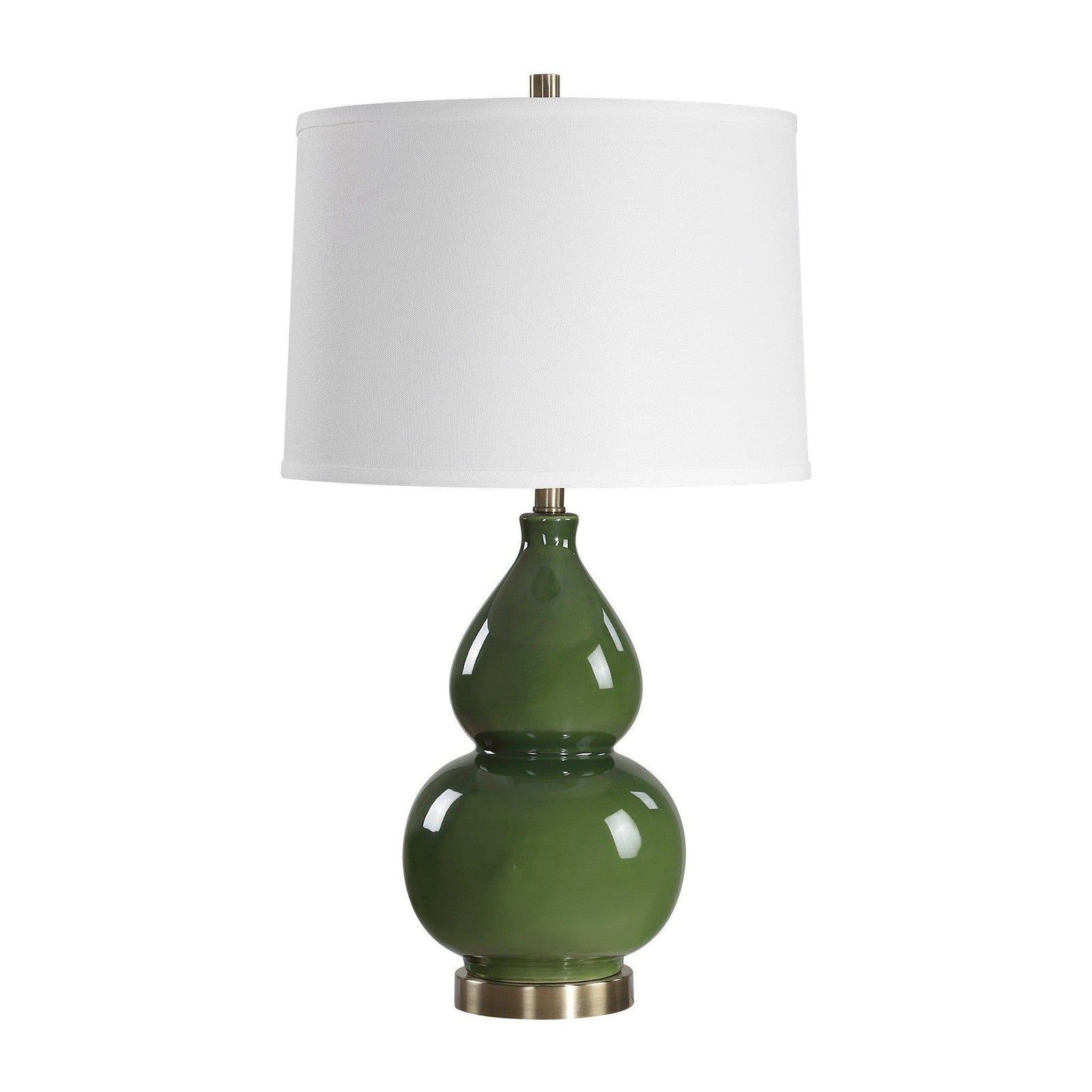 Modern Accents Gourd Shaped Ceramic Base Table Lamp