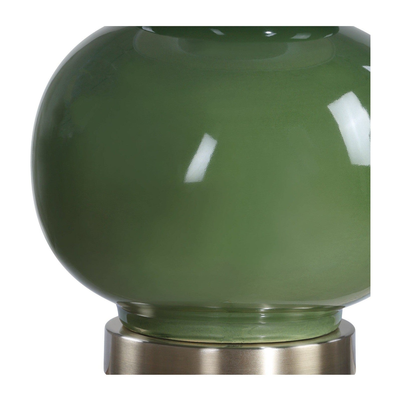 Modern Accents Gourd Shaped Ceramic Base Table Lamp