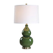 Modern Accents Gourd Shaped Ceramic Base Table Lamp