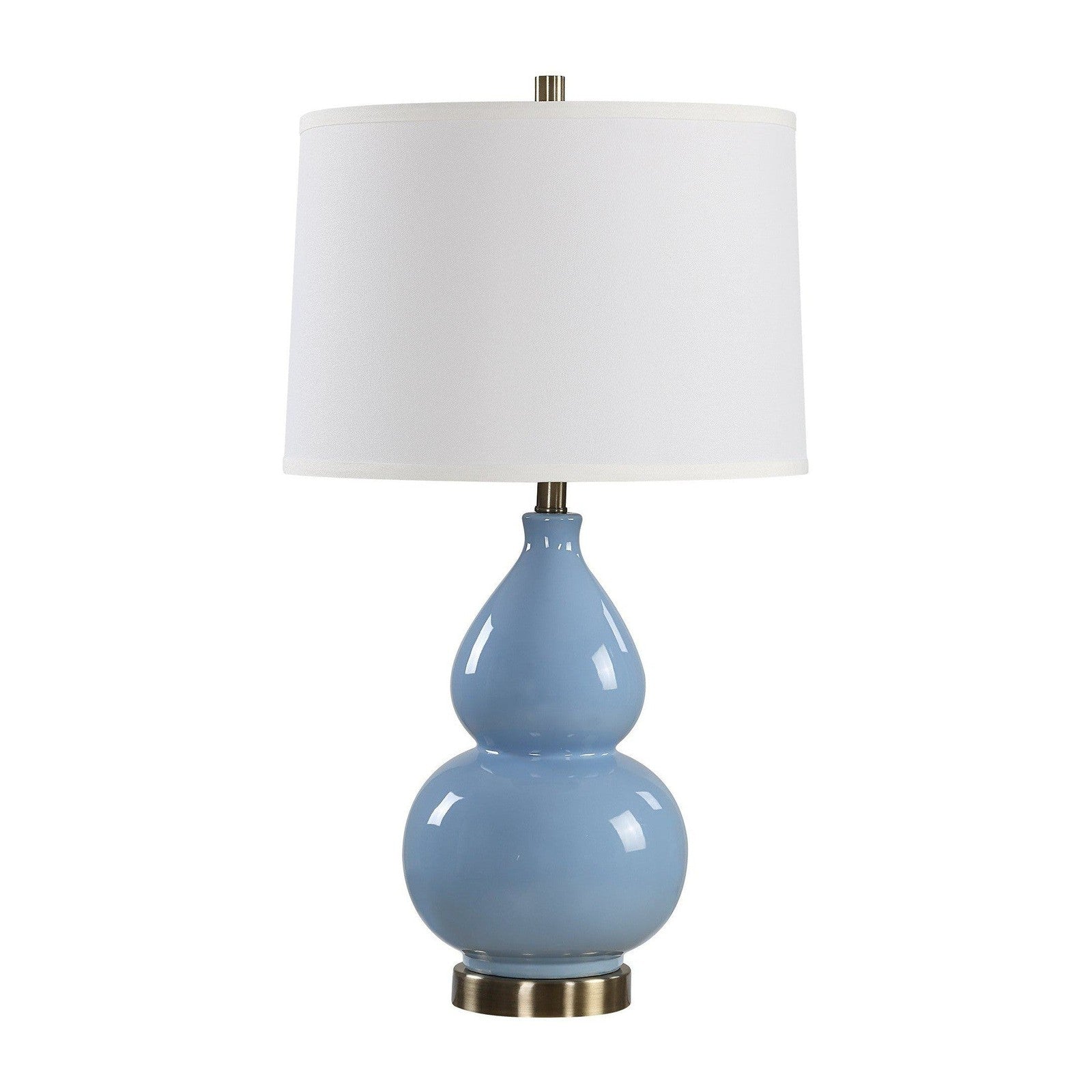 Modern Accents Gourd Shaped Ceramic Base Table Lamp
