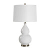 Modern Accents Gourd Shaped Ceramic Base Table Lamp