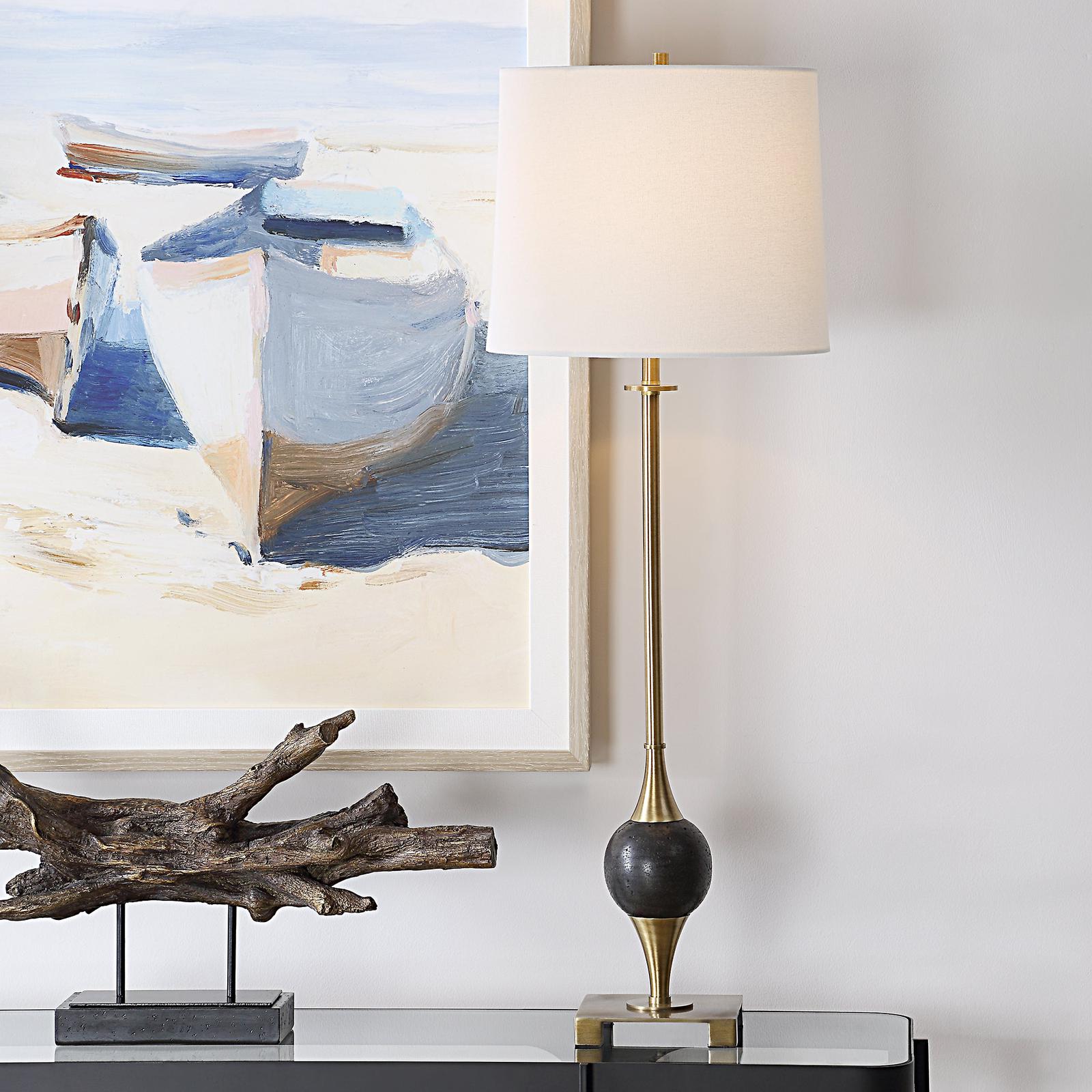 Uttermost Dempsey Marble Buffet Lamp