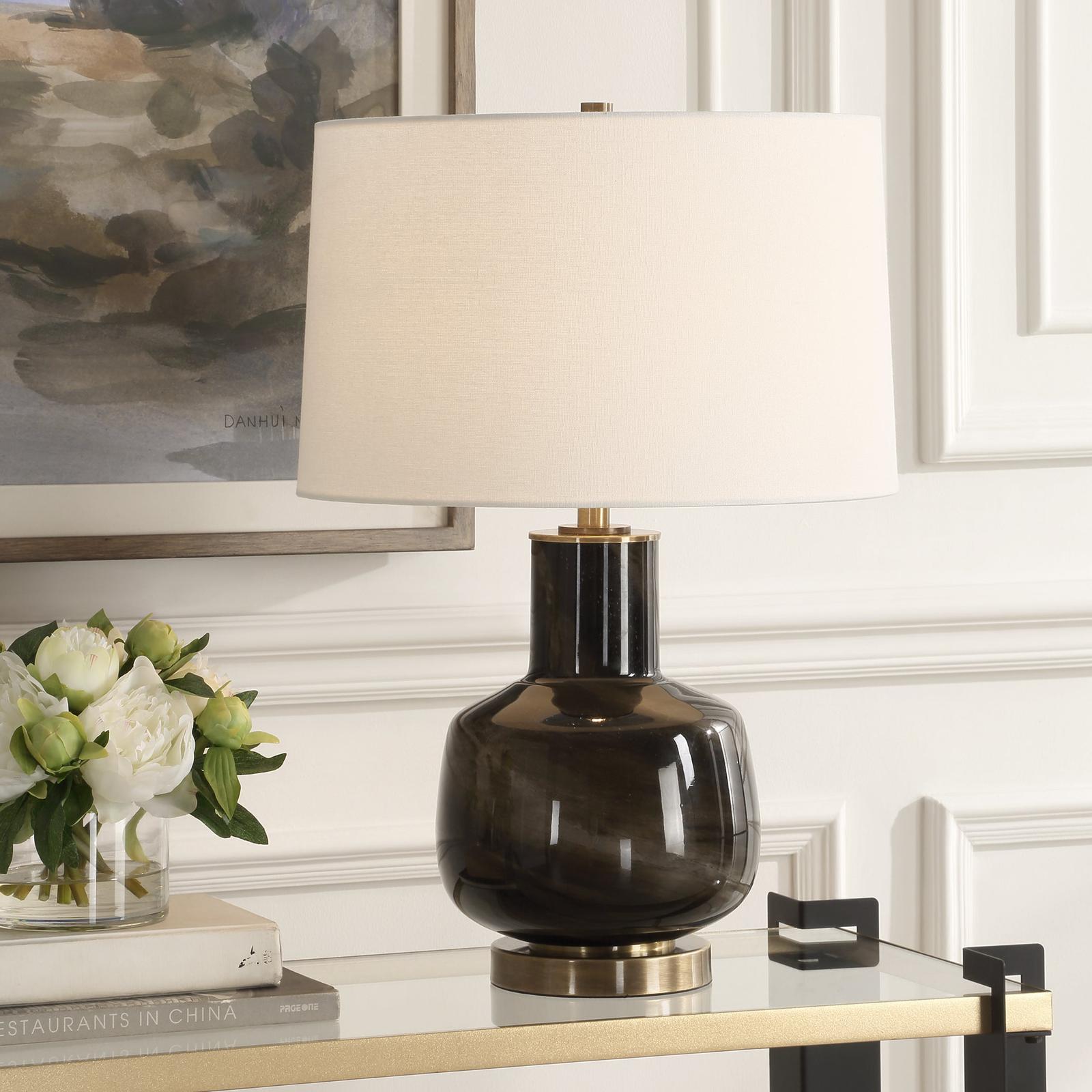 Uttermost Buchan Charcoal Table Lamp