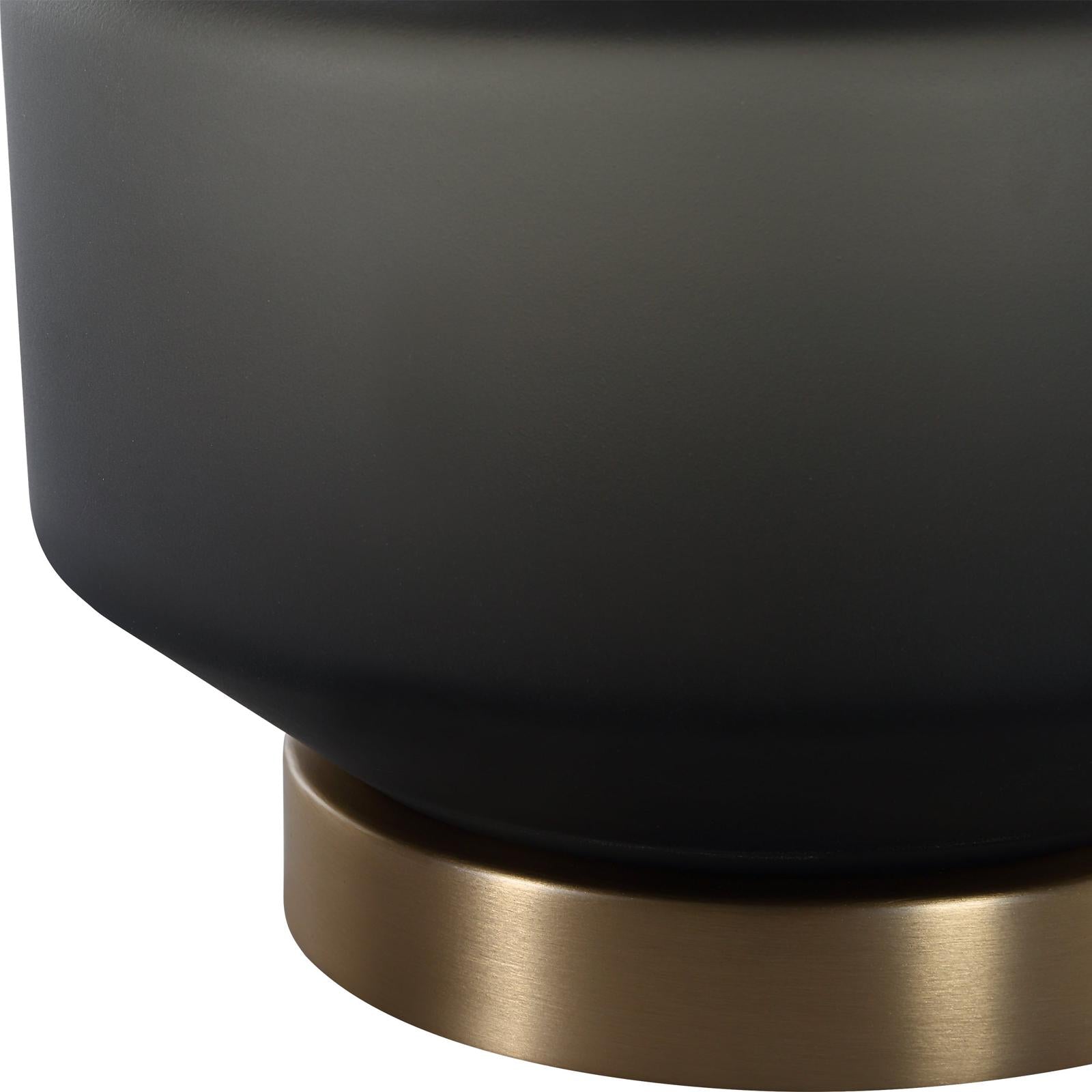 Uttermost Trentino Black Table Lamp