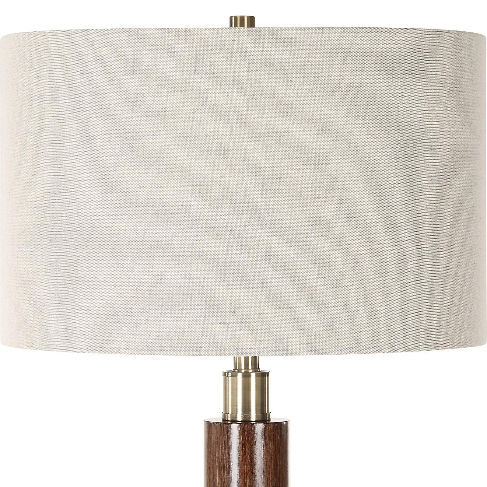 Uttermost Stacked Wooden Floor Lamp