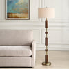 Uttermost Stacked Wooden Floor Lamp