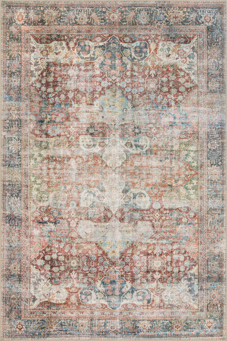 Loloi II Loren LQ-14 Brick / Multi Rug