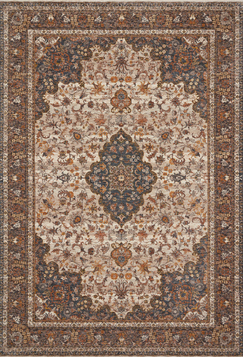 Loloi Lourdes LOU-01 Natural / Ocean Rug