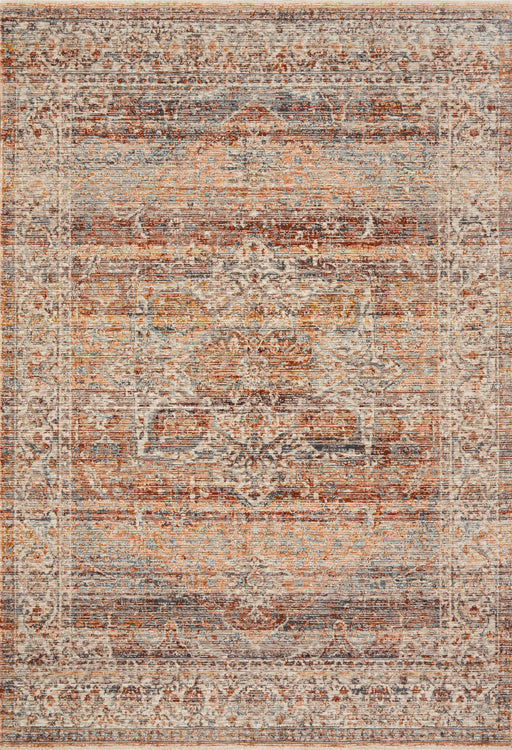 Loloi Lourdes LOU-07 Tangerine / Ocean Rug