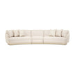 Michael Amini Aurora 3-Piece Sectional Sofa - Linen/Moonlight