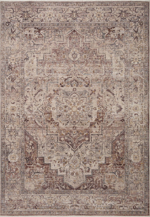 Loloi Lyra LYR-06 Berry / Stone Rug