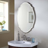 Modern Accents Shaped Beveled Mirror
