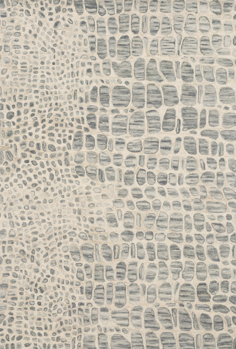 Loloi Masai MAS-03 Silver Grey / Ivory Rug