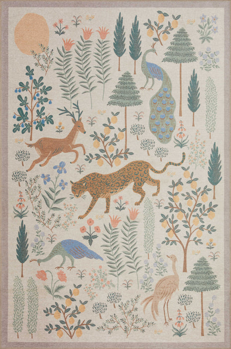 Rifle Paper Menagerie MEN-01 Rug Cream