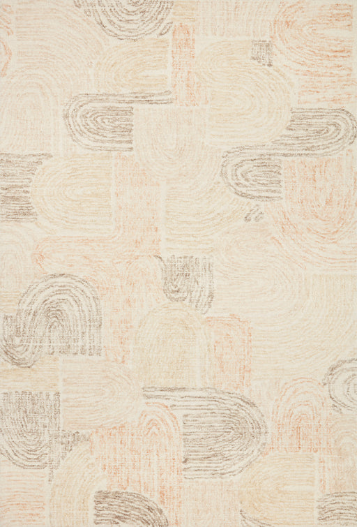 Loloi Milo MLO-02 Peach / Pebble Rug