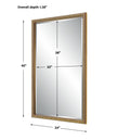 Modern Accents Textured Mirror