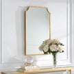 Modern Accents Curved Metal Frame Mirror