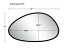 Modern Accents Asymmetrical Mirror