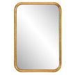 Modern Accents Rectangular Hammered Metal Mirror