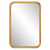 Modern Accents Rectangular Hammered Metal Mirror