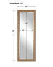 Modern Accents Rattan Frame Mirror