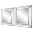 Modern Accents Elegant Frameless Mirror - Set of 2