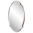 Modern Accents Shaped Beveled Rounded Edged Frame Mirror